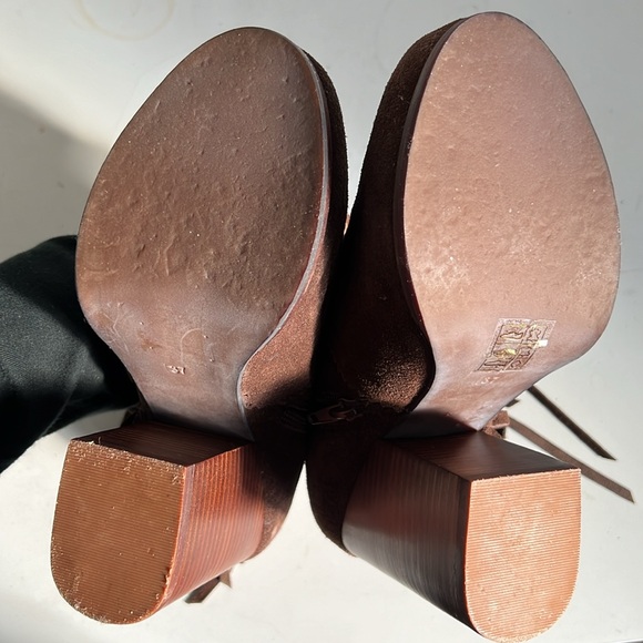 Jeffrey Campbell western fringe ankle heeled boots - Picture 5 of 6